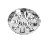 Slow Feeder Dog Bowl, Stainless Steel Maze Dish 9.06in, Non-Slip Anti-Choke Pet Food Container, Bloat Stop Dog Bowl for Fast Eaters, All Breed Pet Supplies for Home Feeding