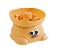 Slow Feeder Dog Bowls - Non Slip Elevated Puzzle Bowl, Cute Pet Feeding Dis