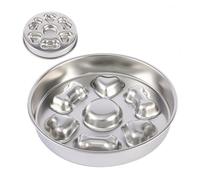 Slow Feeder Dog Bowls Stainless Steel, Feeding Bowls, Boowl Steel Metal Bloat Stop Pet for Fast Eaters