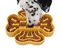 Slow Feeder Dog Bowls, Suction Cup Pet Bowl, Anti-Choking Design, Sturdy Non-Slip Base for Stability, Promotes Mental Stimulation for Puppies, Senior Dogs, Training, Indoor Use, Travel