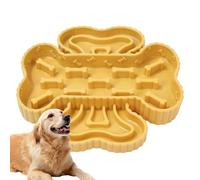 Slow Feeder Dog Bowls, Suction Cup Pet Dish, Anti-Choke Design, 9.06x9.06 inches, Mental Stimulation Tool, Puppy Training Aid, Senior Pet Support, Travel-Friendly, Indoor Boredom