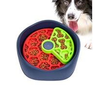 Slow Feeder für Hunde - Rutschfeste Station | Dreischichtiger rotierender Anti-Erstickungsnapf, interaktives Puzzle-Speisesystem für kleine, mittelgroße und große Kätzchen, die gesunde Ernährung und L