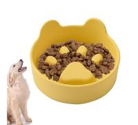 Slow Feeder - Gamelles Anti-Étouffement pour Éviter l'Ingestion Rapide - Bol en Silicone Antidérapant pour Chiots et Chiens de Toutes Tailles