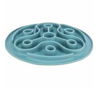 Slow Feeding Triangl, Pour L'alimentation Lente, Tpe, Ø 28 Cm, Bleu