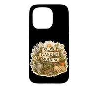 Slow Garden Morning Jardin Calme Coque pour iPhone 15 Pro