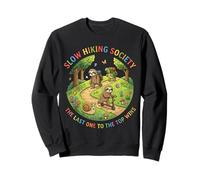 Slow Hiking Society : Le dernier à Atteindre Le Sommet remporte Funny Hiker Sweatshirt