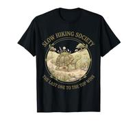 Slow Hiking Society : Le dernier à Avoir atteint Le Sommet gagne Turtle T-Shirt