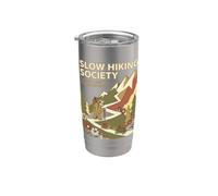 Slow Hiking Society : le dernier à avoir atteint le sommet remporte Funny Sloth Gobelet isotherme en acier inoxydable double paroi