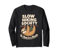 Slow Hiking Society Sloth, Soyez là dans Une Minute Manche Longue