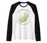 Slow Hiking Society The Last One to The Top Wins Men Women Manche Raglan