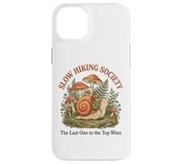 Slow Hiking Society The Last One to The Top Wins Montagne Coque pour iPhone 14 Plus