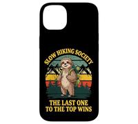 Slow Hiking Society The Last One to The Top Wins Montagne Coque pour iPhone 14 Plus