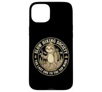 Slow Hiking Society The Last One to The Top Wins Montagne Coque pour iPhone 15 Plus
