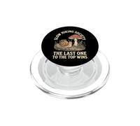 Slow Hiking Society The Last One to The Top Wins Montagne PopSockets PopGrip pour MagSafe
