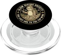 Slow Hiking Society The Last One to The Top Wins Montagne PopSockets PopGrip pour MagSafe
