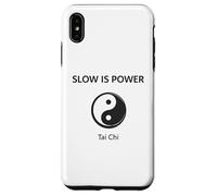 Slow is Power Tai Chi Zen Yin Yang Coque pour iPhone XS Max