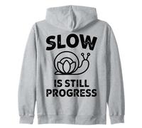 Slow is Still Progress Design Escargot Yoga Mindfulness Sweat à Capuche