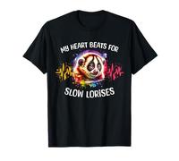 Slow Loris Ligne Coeur Slow Loris Heart T-Shirt