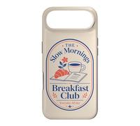 Slow Mornings Breakfast Club Brunch Café Croissant Coque pour iPhone Air