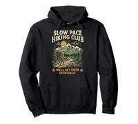 Slow Pace Hiking Club We'll Get There Eventually Plein Air Sweat à Capuche