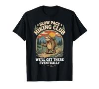 Slow Pace Hiking Club We'll Get There Eventually Plein Air T-Shirt