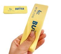 Slow Rebound Cute Butter Squeeze Stress Balls, Butter Stick Squishy, Realistic ButterStick Soft Squeeze Balls for Stress Relief (2Pcs Large)