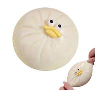 Slow Rebound Squeeze Toy, Soft Stress Reliever Toy, Compact Bun Shape Squeeze with Soft Texture, PU Foam Material Stress Ball, Fidget Hand Exercise for School Office Home Travel Relaxation