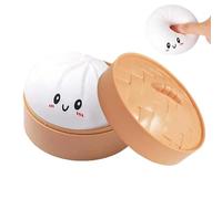 Slow Rising Dumpling Toy - Stress Relieving Squeeze Ball, Soft Sensory Fidget | Portable Hand Calming Accessory for Children, Adults, Home, Office, Travel, Party, Classroom,