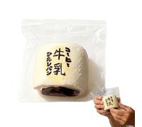 Slow Rising Squeeze Toy, Bread Shape Stress Ball, 3.15x2.76 inches Soft Squishy with Realistic Texture, Fun Game Toy, Sensory Play with Quiet Design, Stress Relief for Boys and Girls