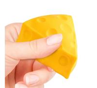 Slow Rising Toy, Cheese Stress Ball, Funny Pocket Squeeze with Soft Build, Desk Accessories Study Travel with Play, Holiday Birthday Party Gift, Home Office Relaxation for Adults & Teens