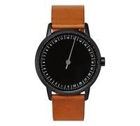 slow Round 07 - Brown Leather, Black Case, Black Dial