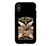 Slow Spirits Society Planchette Humoristique en Forme de Tortue Coque pour iPhone X/XS