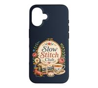 Slow Stitch Club Cercle de Couture Cottagecore Coque pour iPhone 16