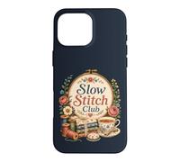 Slow Stitch Club Cercle de Couture Cottagecore Coque pour iPhone 16 Pro Max