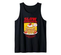 Slow Sundays Pancake Breakfast Funny Illustration Graphic Débardeur