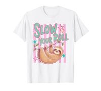 Slow Your Roll Paresseux à Suspendre en Forme d'animal Relaxant T-Shirt