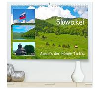 Slowakei - Abseits der Hohen Tatra (hochwertiger Premium Wandkalender 2026 DIN A2 quer), Kunstdruck in Hochglanz: Eindrücke aus dem Burgenland Europas