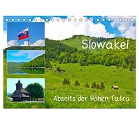 Slowakei - Abseits der Hohen Tatra (Tischkalender 2026 DIN A5 quer), CALVENDO Monatskalender: Eindrücke aus dem Burgenland Europas