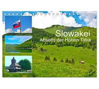 Slowakei - Abseits der Hohen Tatra (Tischkalender 2026 DIN A5 quer), CALVENDO Monatskalender: Eindrücke aus dem Burgenland Europas
