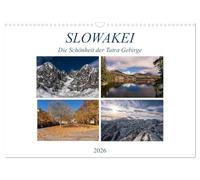 Slowakei - Die Schönheit der Tatra Gebirge (Wandkalender 2026 DIN A3 quer), CALVENDO Monatskalender: Die schönsten Seiten der Slowakei in einem ... die Stadt Neusohl und vieles andere mehr.
