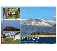 Slowakei - Reise durch das wilde Land (Tischkalender 2026 DIN A5 quer), CALVENDO Monatskalender: Die Slowakei ist viel mehr als die Tatra und Bratislava.