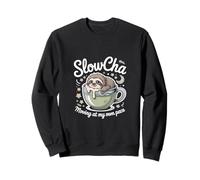 SlowCha Moving At My Own Pace Thé Mignon Paresseux Sweatshirt