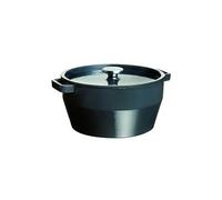 , SlowCook Cocotte ronde grise 28 cm en fonte-