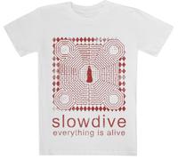 Slowdive Everything is Alive T-Shirt Blanc À Manches Courtes Kids Tee