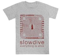 Slowdive Everything is Alive T-Shirt Gris À Manches Courtes Kids Tee