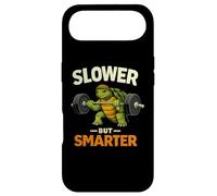 Slower But Smarter Tortue Haltérophilie Gym Humour Coque pour iPhone Air
