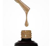 Slowianka Nail Trends 344 Sun Vernis à ongles hybride UV LED Gel durable et durable Manucure Vernis hybride de qualité supérieure pour lumière UV Doré 8 g