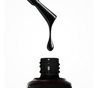 Slowianka Nail Trends Hybride Hybride 8g LED Hybride, Manucure longue durée, Haute qualité pour lampe UV Lumière - 373 Sharm Effet Noir