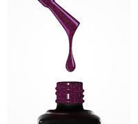 Slowianka Nail Trends Mysterious 442 Mysterious Vernis à ongles hybride UV LED Gel longue durée et durable Vernis à ongles hybride de qualité supérieure pour lumière UV Bordeaux 8 g