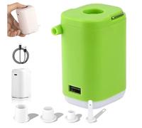 Slowowing Mini pompe à air portable multifonction avec lumière, pour matelas gonflable, flotteurs de piscine, éclairage extérieur